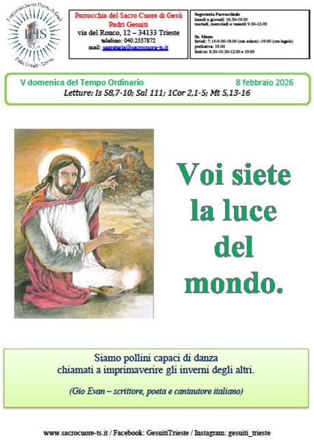 Foglietto settimanale